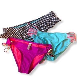 Three Swimsuit Bikini Bottoms | Women’s Medium